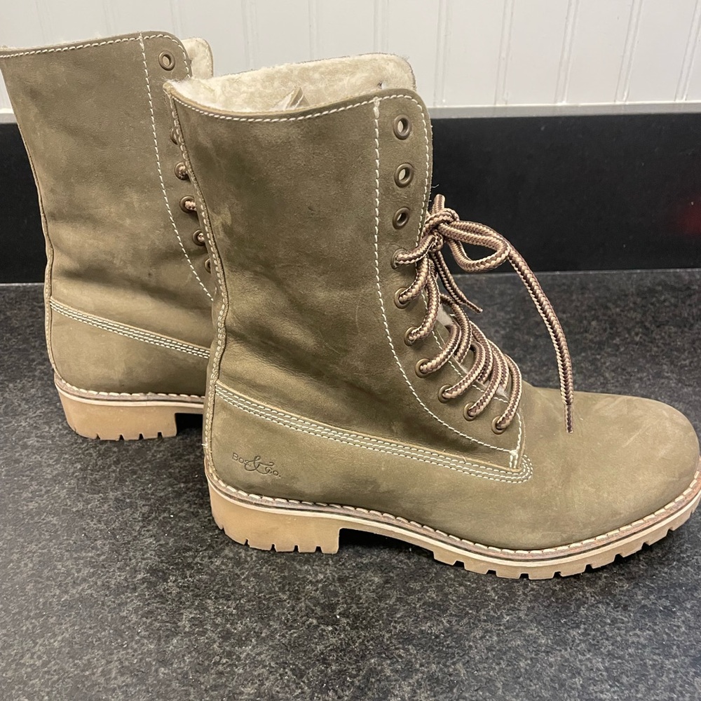 Bo’s and Co shearling Booties size 8.5 $50